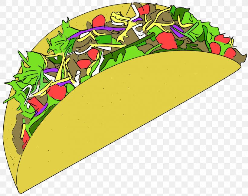 Taco Salad Mexican Cuisine Clip Art, PNG, 966x764px, Taco, Cartoon, District Taco, Food, Leaf Download Free