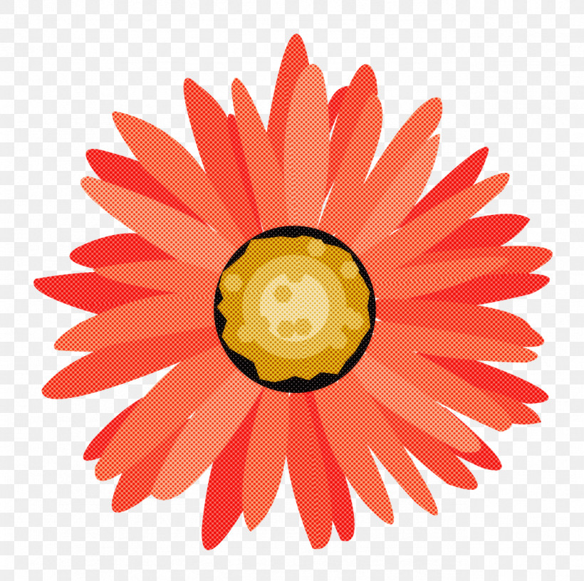 Yellow Flower Gerbera Petal Plant, PNG, 1279x1273px, Yellow, Daisy Family, Flower, Gerbera, Petal Download Free