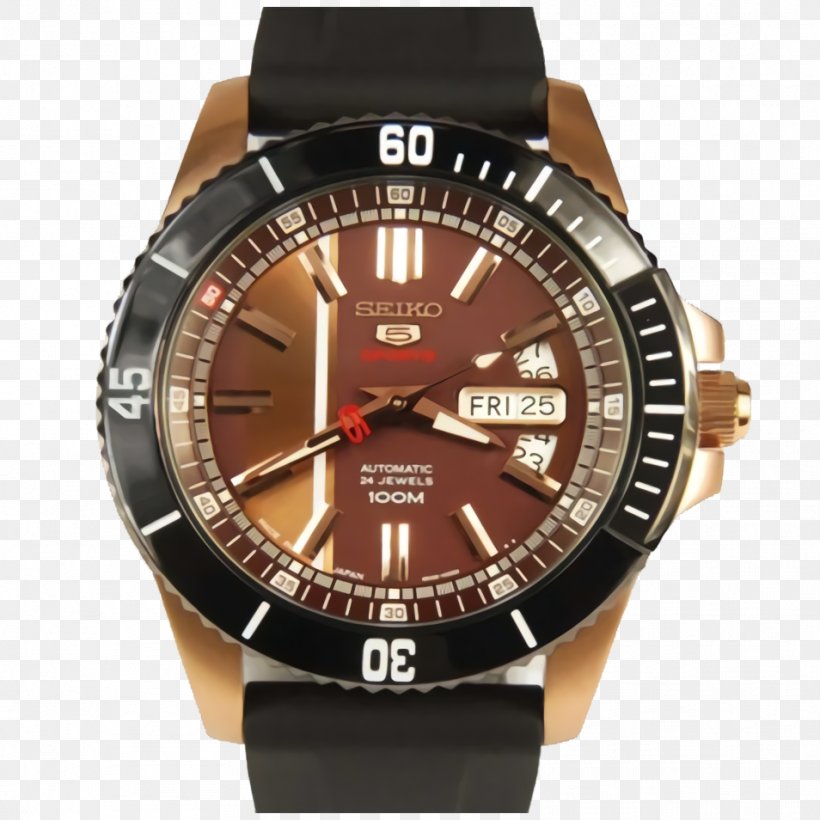 Automatic Watch Seiko 5 Diving Watch, PNG, 954x954px, Watch, Automatic Quartz, Automatic Watch, Brand, Brown Download Free