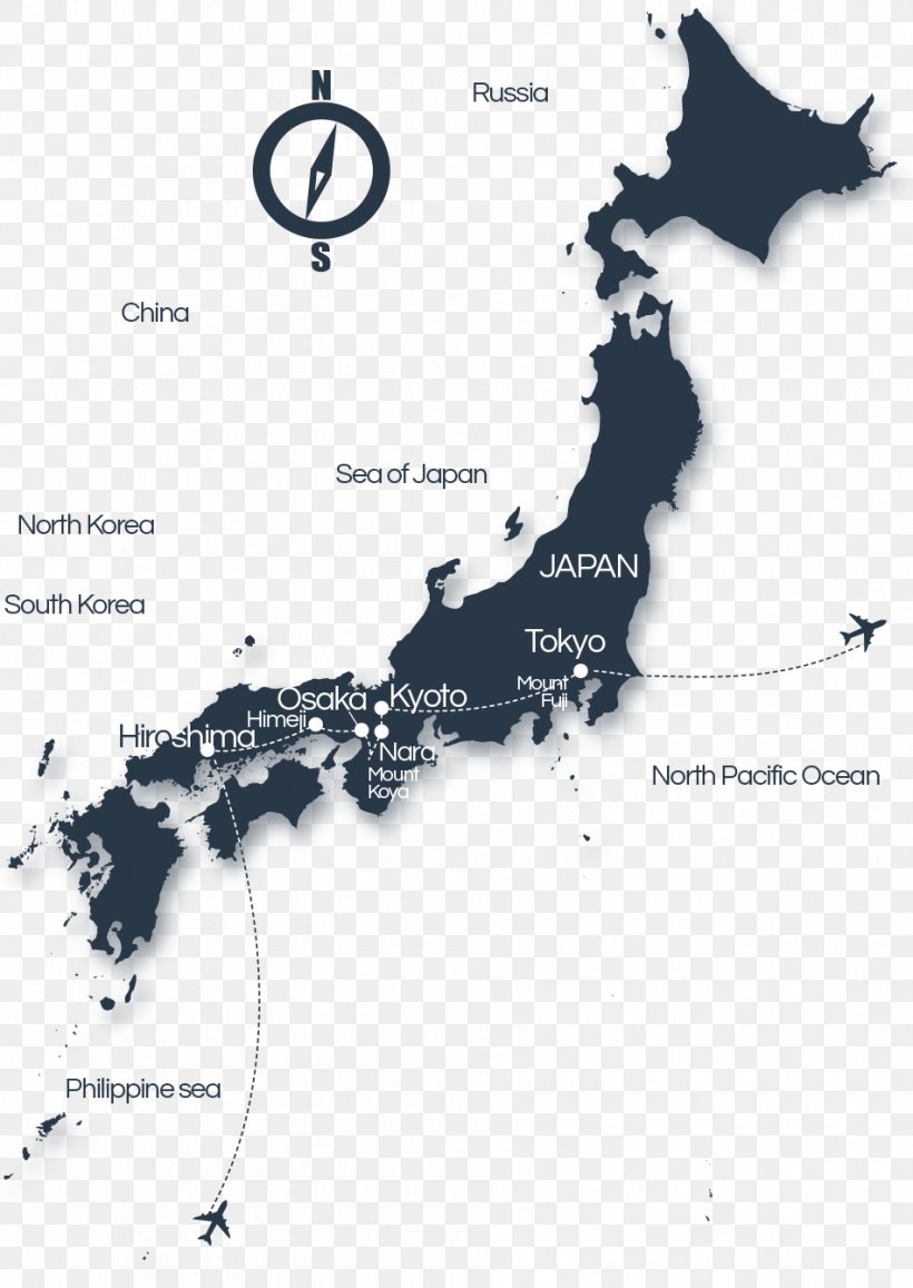 Japan World Map Blank Map, PNG, 950x1341px, Japan, Area, Black And White, Blank Map, Border Download Free