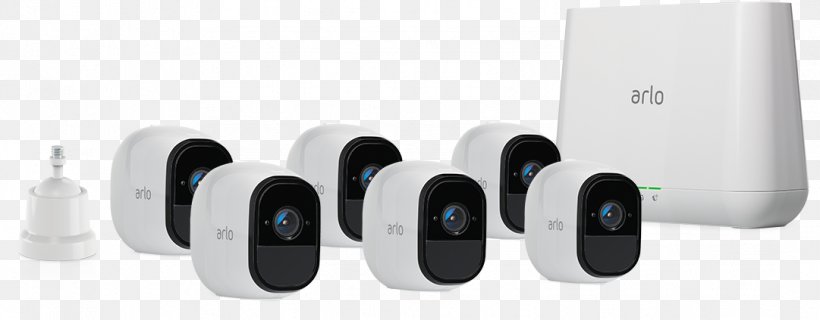Arlo Pro VMS4-30 Wireless Security Camera Security Alarms & Systems Arlo Pro 2 Arlo Pro By Netgear Security System With Siren 5 Rechargeable Wirefr, PNG, 1081x423px, Arlo Pro Vms430, Audio, Camera, Closedcircuit Television, Communication Download Free