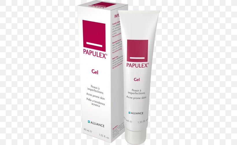 Papulex Oil-Free Cream Skin Sunscreen Moisturizer, PNG, 500x500px, Cream, Acne, Face, Gel, Lotion Download Free