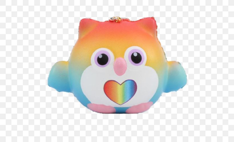 Rainbow Squishies Owl Stuffed Animals & Cuddly Toys Color, PNG, 500x500px, Rainbow, Amazoncom, Baby Toys, Cloud, Color Download Free