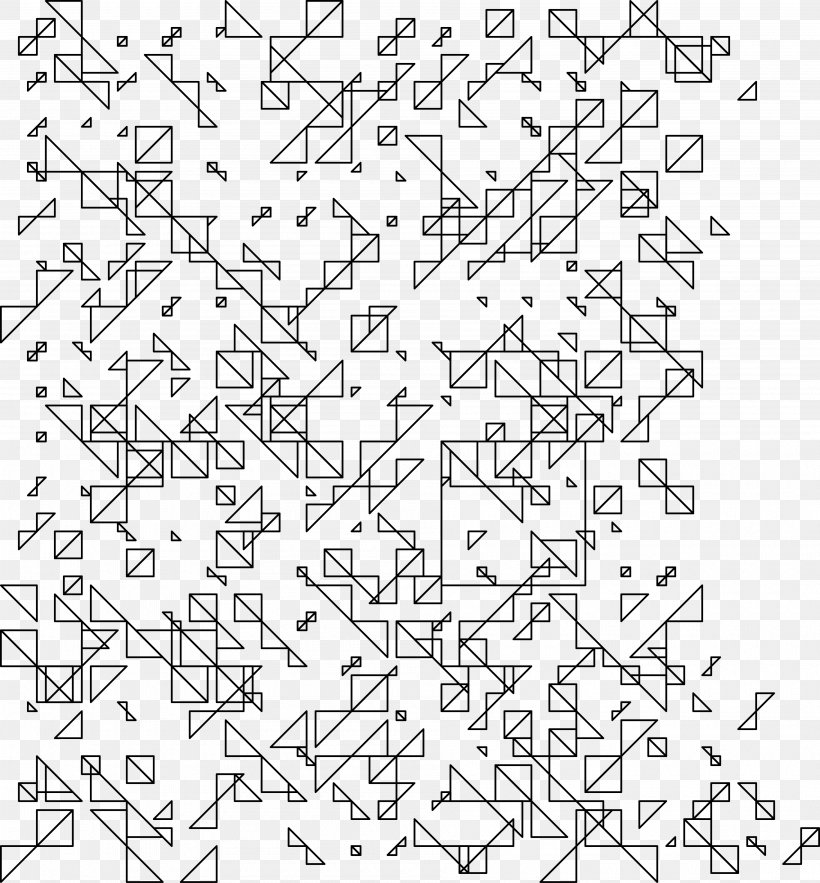 Block Elements Pattern, PNG, 3800x4092px, Block Elements, Area, Black And White, Drawing, Flora Download Free