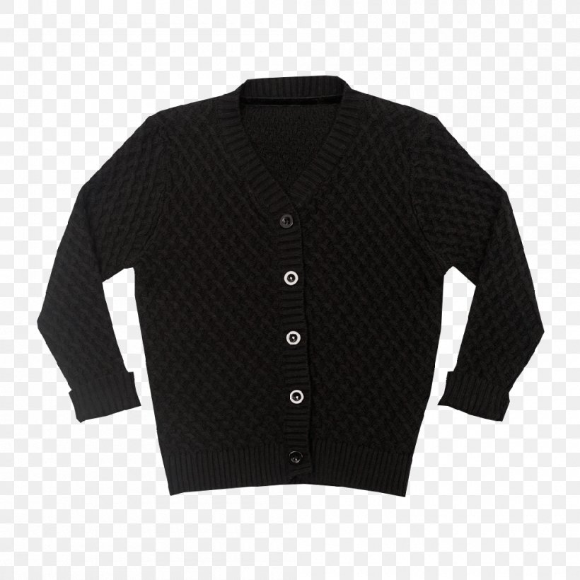 Cardigan T-shirt Hoodie Sweater Jacket, PNG, 1000x1000px, Cardigan, Black, Blue, Button, Clothing Download Free