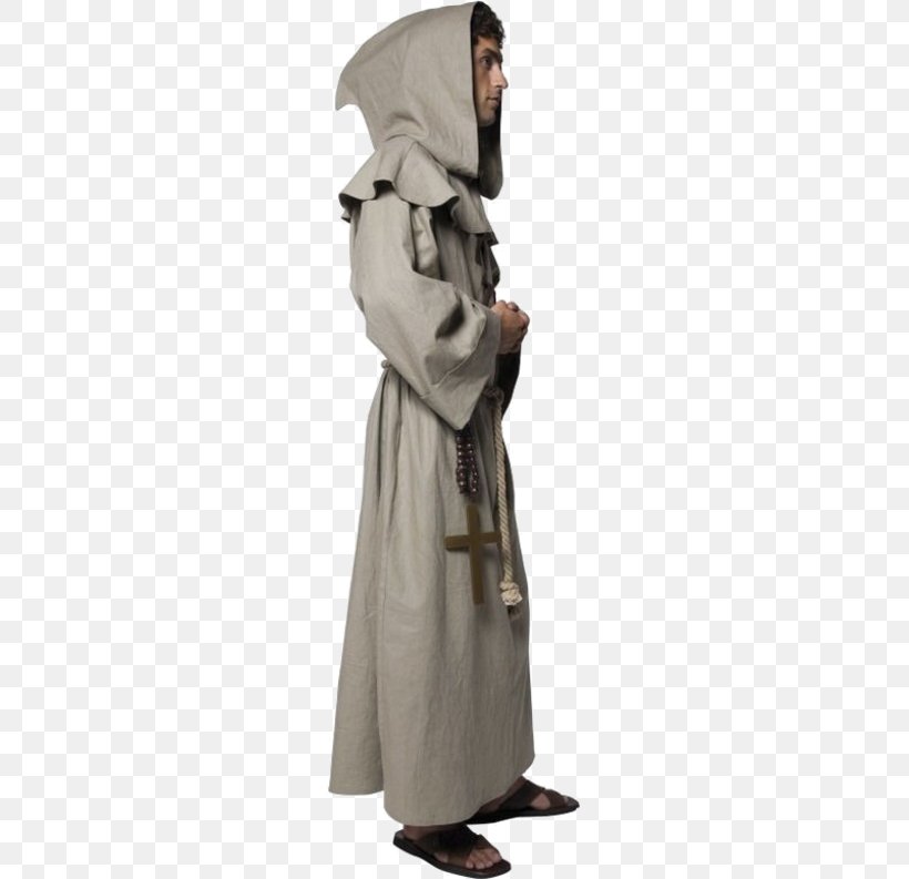 Friar Tuck Monk Costume Hrói Höttur, PNG, 500x793px, Friar Tuck, Brother, Clothing, Coat, Costume Download Free
