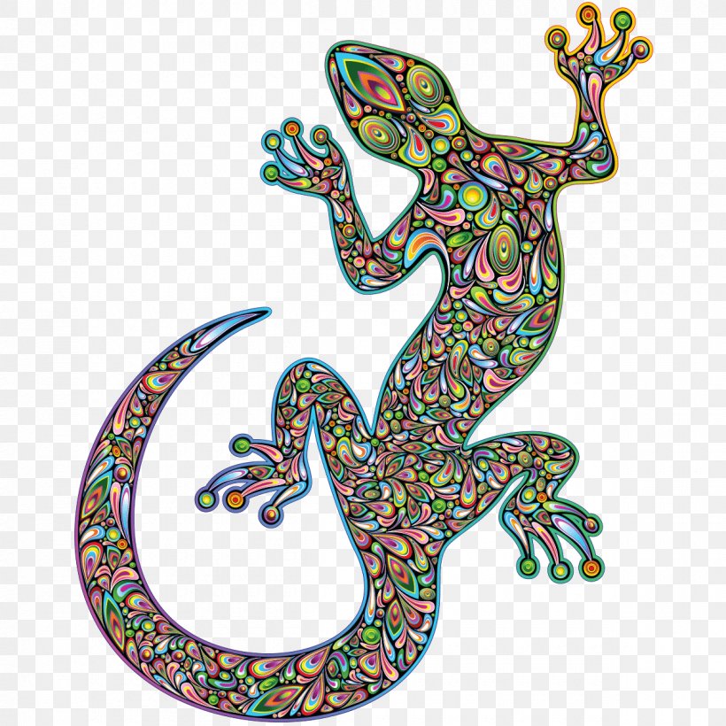 Lizard Psychedelic Art Gecko Psychedelia Design, PNG, 1200x1200px, Lizard, Animal Figure, Art, Canvas Print, Gecko Download Free