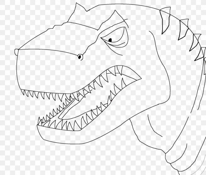 The Sharptooth Chomper Drawing Line Art The Land Before Time, PNG, 968x825px, Watercolor, Cartoon, Flower, Frame, Heart Download Free