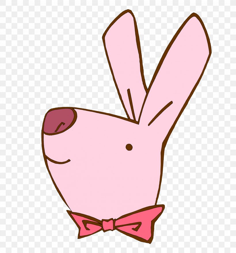 Domestic Rabbit Setsubun Oni, PNG, 2894x3105px, Domestic Rabbit, Ao Oni, Easter Bunny, Face, Finger Download Free