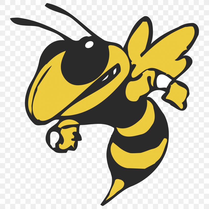 Georgia Institute Of Technology Georgia Tech Yellow Jackets Football Vespula College Football American Football, PNG, 2400x2400px, Georgia Institute Of Technology, American Football, Artwork, Atlantic Coast Conference, Bee Download Free
