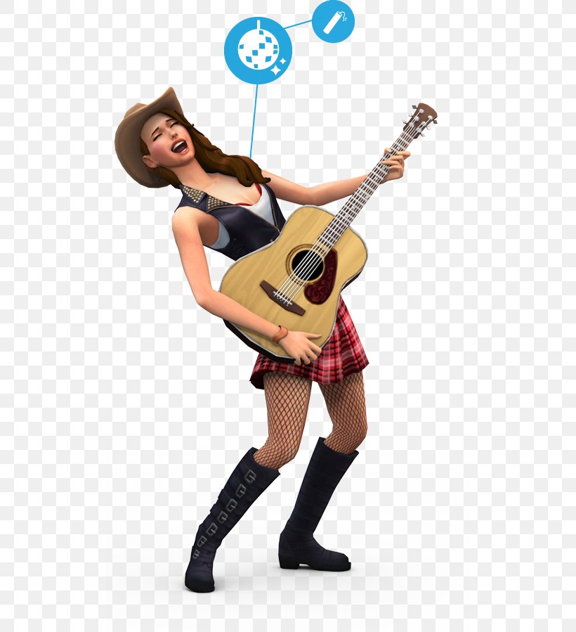 The Sims 4 The Sims 3 Simlish The Sims 2 Game, PNG, 519x899px, Sims 4, Acoustic Guitar, Costume, Game, Guitar Download Free