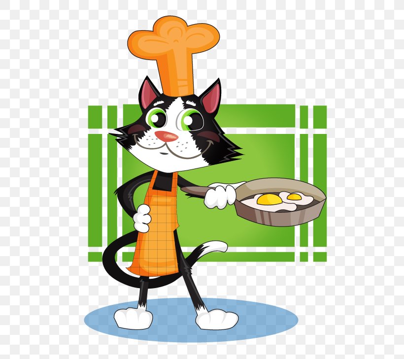 Cat Kitten Chef Cook Clip Art, PNG, 595x729px, Cat, Animation, Black Cat, Carnivoran, Cartoon Download Free