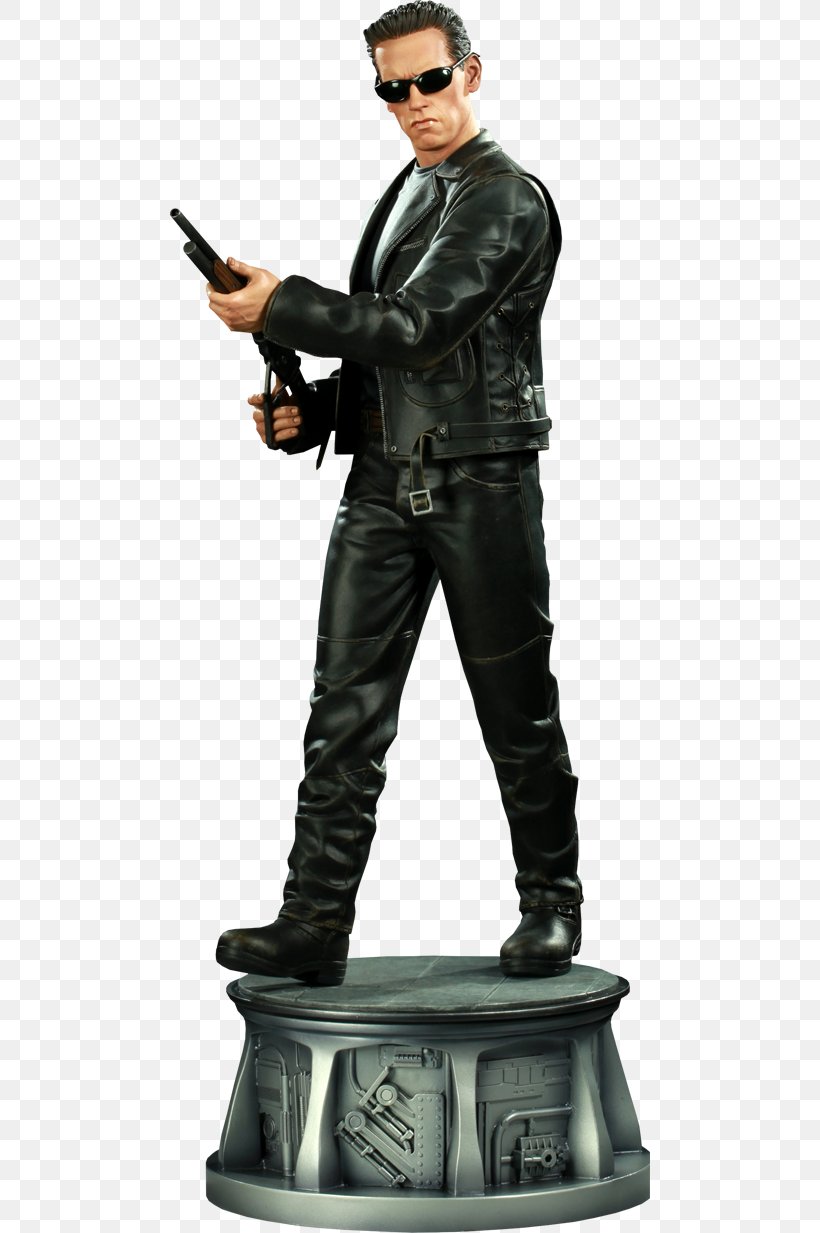 Terminator 2: Judgment Day Arnold Schwarzenegger Sideshow Collectibles Statue, PNG, 480x1233px, 5 July, 8 November, Terminator, Action Figure, Arnold Schwarzenegger Download Free