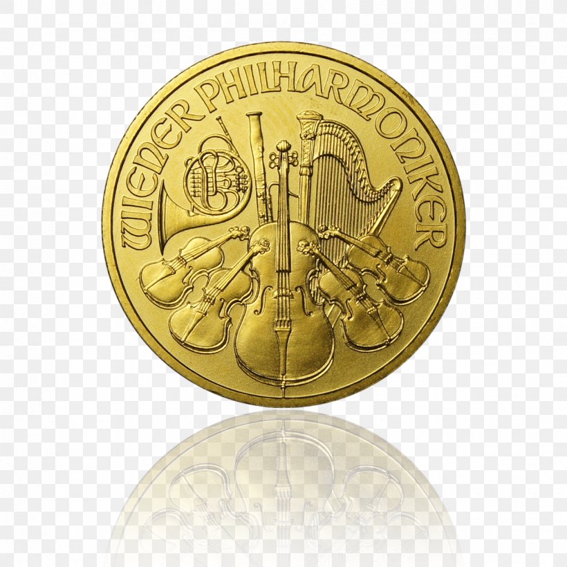 Coin Gold Vienna Philharmonic Silver, PNG, 1276x1276px, Coin, American Gold Eagle, Austrian Mint, Brass, Canadian Gold Maple Leaf Download Free