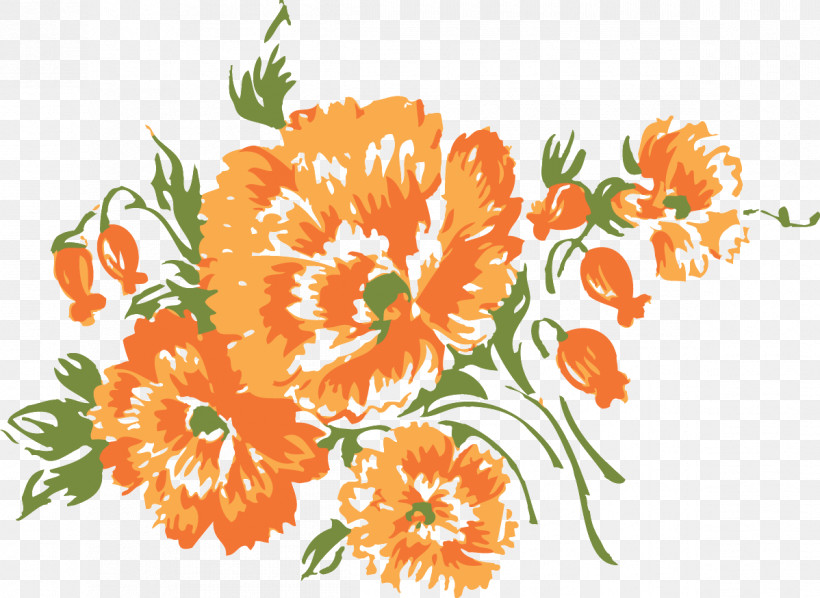 Floral Design, PNG, 1198x874px, Drawing Flower, Cut Flowers, English Marigold, Floral Design, Floral Drawing Download Free