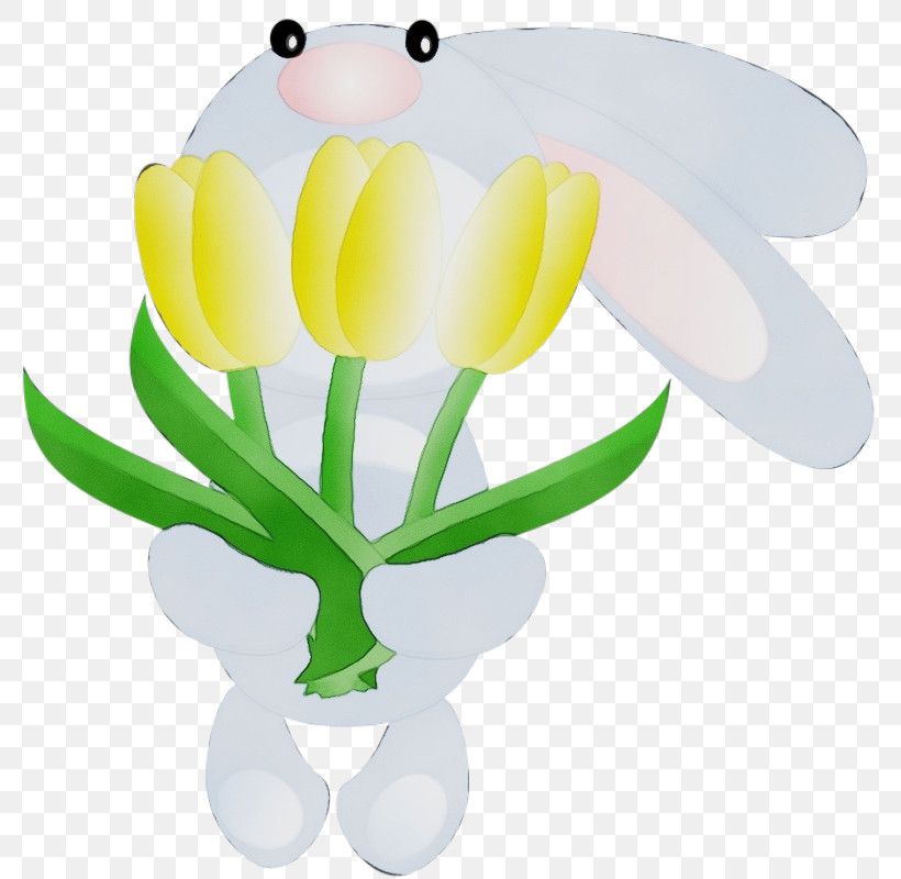 Flower Yellow Tulip Plant Petal, PNG, 781x800px, Watercolor, Cut Flowers, Flower, Lily Family, Paint Download Free