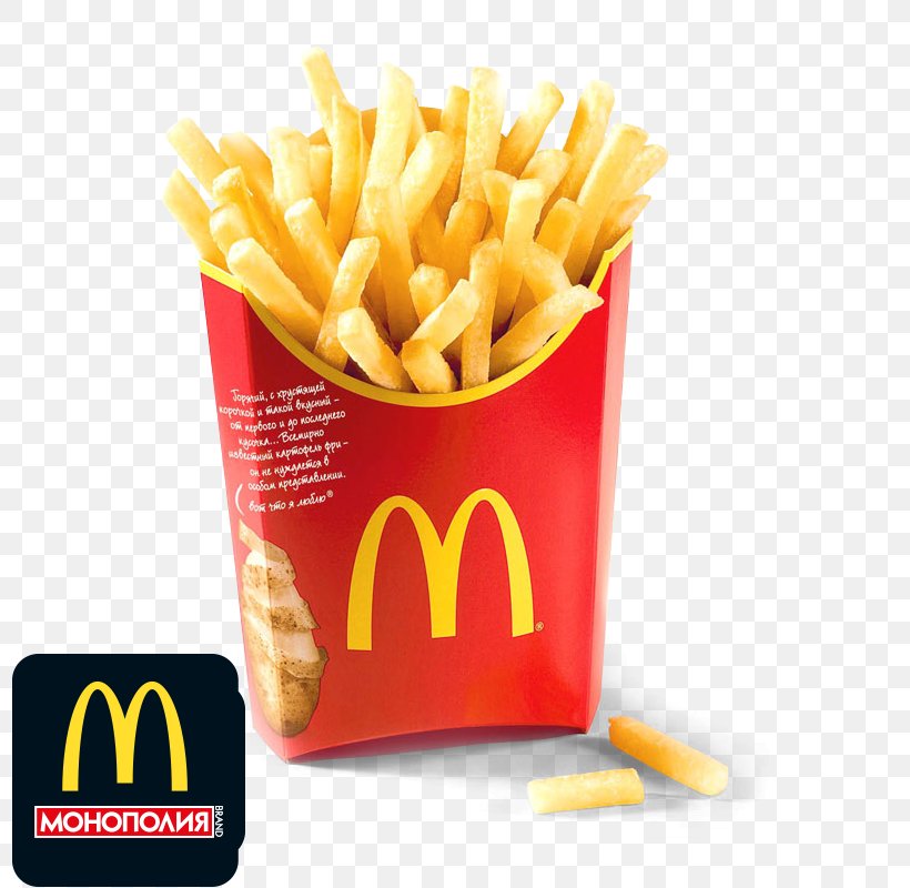 French Fries McDonald's Big Mac Fast Food Happy Meal, PNG, 800x800px, French Fries, American Food, Barbecue, Cuisine, Delivery Download Free