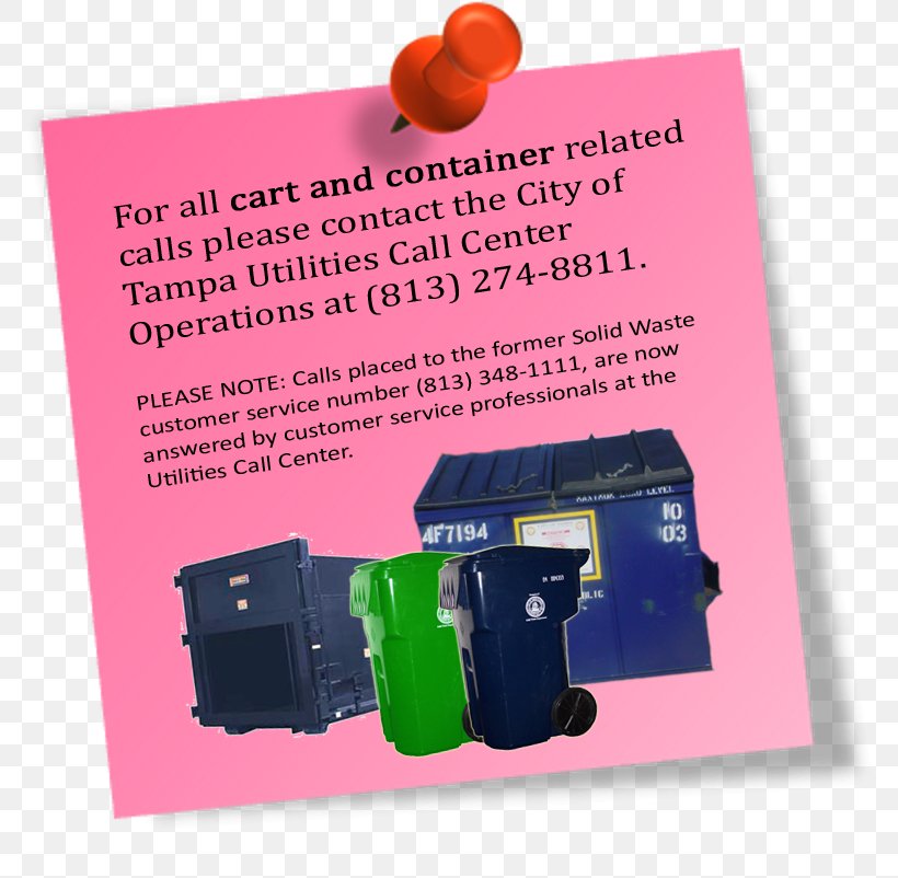 Tampa Rubbish Bins & Waste Paper Baskets Waste Management Municipal Solid Waste, PNG, 800x802px, Tampa, Container, Customer Service, Management, Municipal Solid Waste Download Free