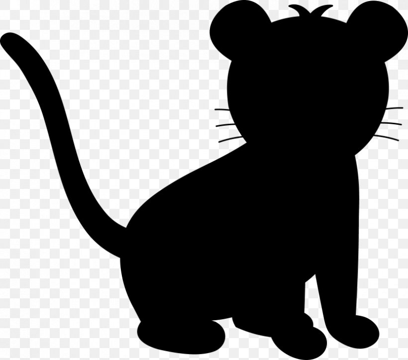 Whiskers Cat Bear Clip Art Silhouette, PNG, 830x733px, Whiskers, Animal Figure, Bear, Big Cat, Black M Download Free