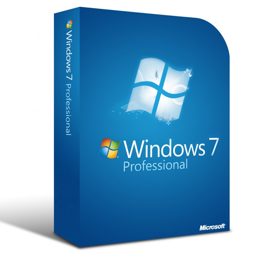 Windows 7 Microsoft Windows Operating Systems Software License Computer Software, PNG, 1000x1000px, 64bit Computing, Windows 7, Bit, Brand, Computer Software Download Free