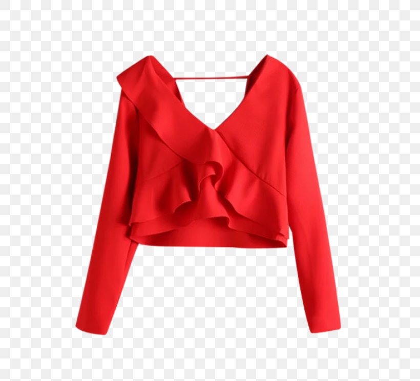 Sleeve Blouse Ruffle Neckline Shirt, PNG, 558x744px, Sleeve, Bell Sleeve, Blouse, Chiffon, Crew Neck Download Free