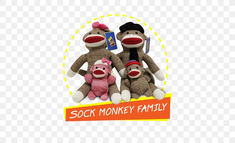 Sock Monkey Stuffed Animals & Cuddly Toys Doll, PNG, 500x500px, Monkey, Barbie, Darice Parkway, Doll, Fishpond Limited Download Free