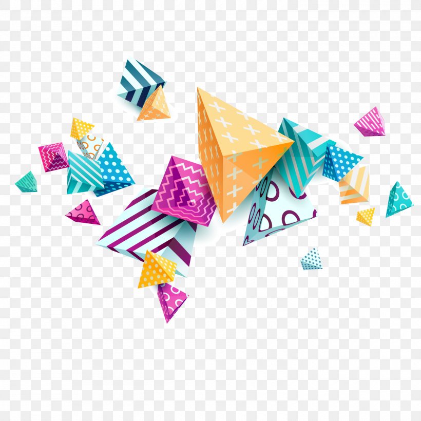 Adobe Illustrator Triangle, PNG, 1500x1500px, Triangle, Art, Art Paper, Cartoon, Color Download Free