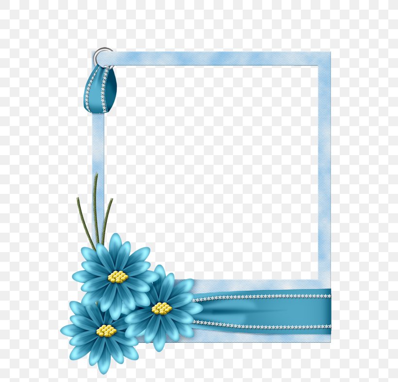 Borders And Frames Clip Art Picture Frames Flower Floral Design, PNG, 613x788px, Borders And Frames, Blue, Borders Clip Art, Cut Flowers, Decorative Arts Download Free
