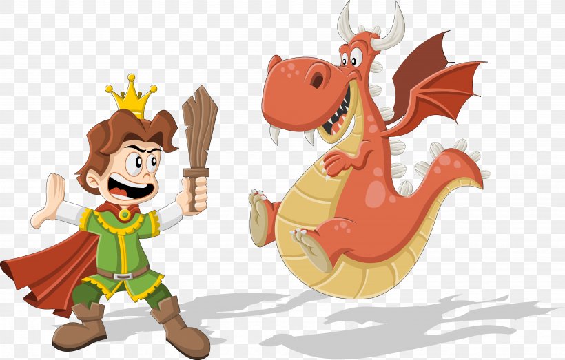 Cartoon Dragon Royalty-free, PNG, 3704x2364px, Cartoon, Art, Dragon, Drawing, Fictional Character Download Free