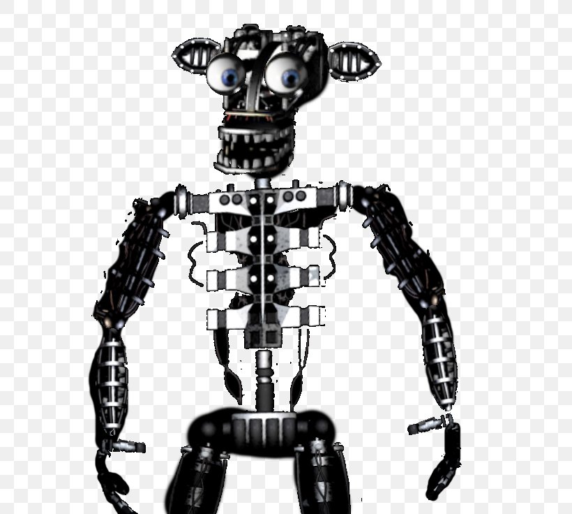 Five Nights At Freddy's 2 Endoskeleton Jump Scare Animatronics, PNG, 606x736px, Endoskeleton, Animatronics, Cupcake, Digital Media, Game Download Free