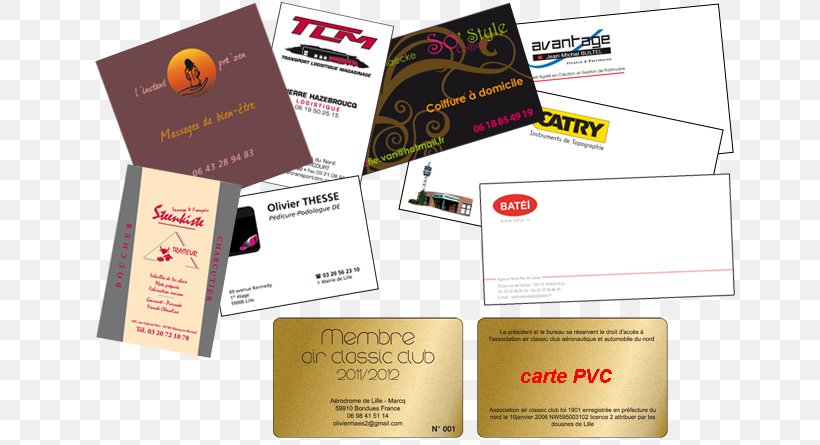 Imprimerie R.E.C. Business Cards Printing Afacere Polyvinyl Chloride, PNG, 650x445px, Business Cards, Afacere, Brand, Cardboard, Carton Download Free