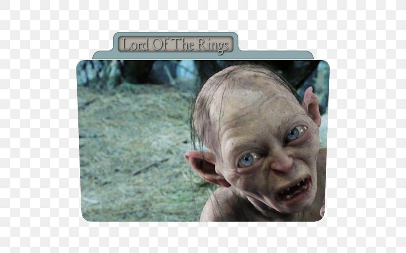 Gollum The Lord Of The Rings: The Fellowship Of The Ring YouTube Andy Serkis, PNG, 512x512px, Gollum, Andy Serkis, Head, Hobbit, Jaw Download Free