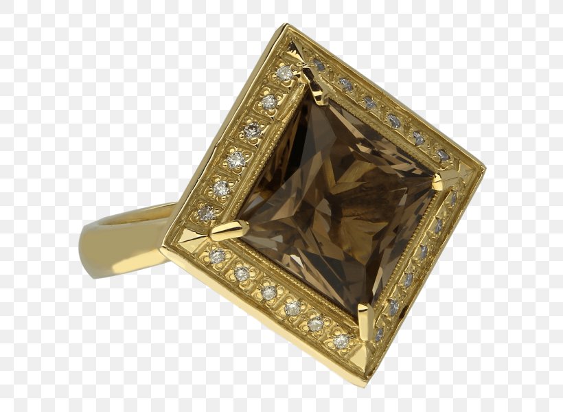 Jewellery Gold Smoky Quartz Gemstone Citrine, PNG, 600x600px, Jewellery, Amethyst, Brass, Brilliant, Citrine Download Free