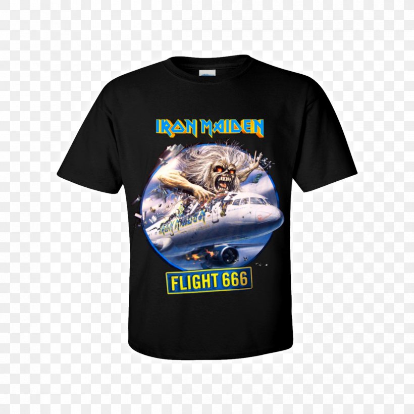 T-shirt Iron Maiden Flight 666: The Original Soundtrack Eddie Heavy Metal, PNG, 1250x1250px, Tshirt, Album, Book Of Souls, Brand, Clothing Download Free