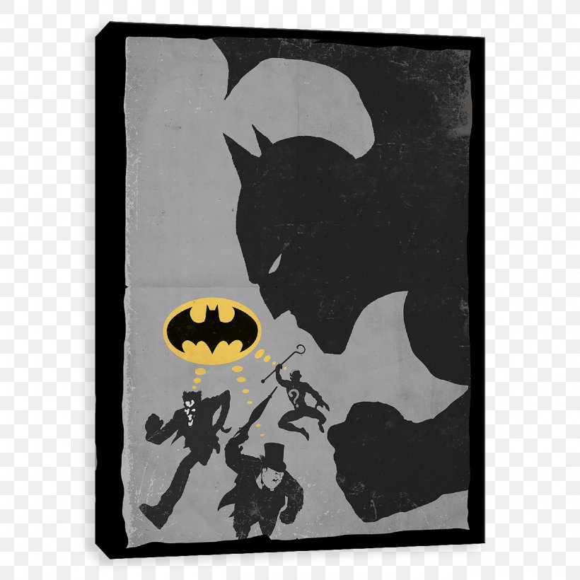 Batman Canvas Print DC Comics Joker, PNG, 1280x1280px, Batman, Art, Bat, Black, Canvas Download Free