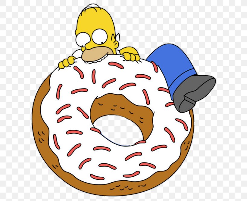 Donuts Homer Simpson The Simpsons Ride Lisa Simpson Bart Simpson, PNG, 637x668px, Donuts, Artwork, Bart Simpson, Coffee Cup, Cuisine Download Free