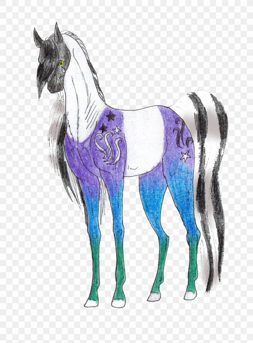 Mustang Stallion Illustration Pack Animal Purple, PNG, 1024x1385px, Mustang, Animal Figure, Fictional Character, Horse, Horse Like Mammal Download Free