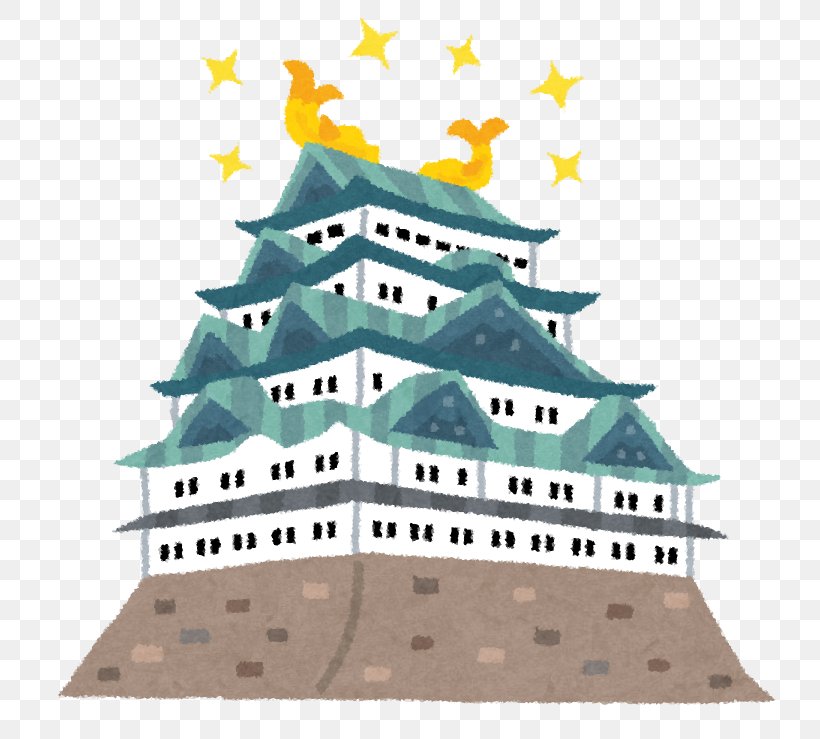 Nagoya Castle Tenshu Shachihoko Gifu Castle, PNG, 795x739px, Nagoya Castle, Building, Castle, Christmas Tree, Facade Download Free