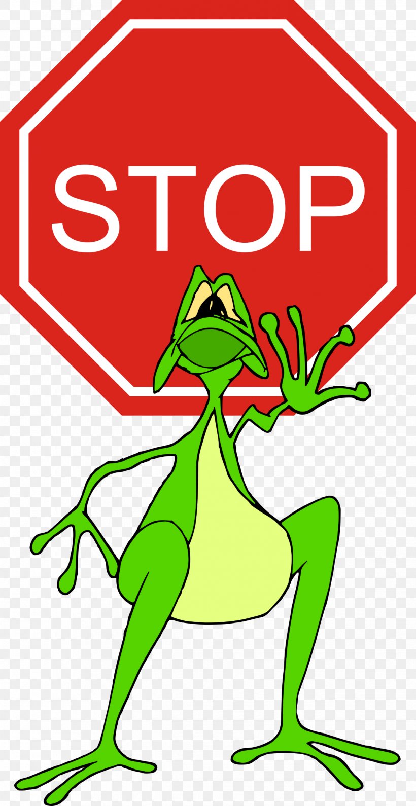 Stop Sign Traffic Sign Clip Art, PNG, 1237x2400px, Stop Sign, Amphibian, Area, Art, Artwork Download Free