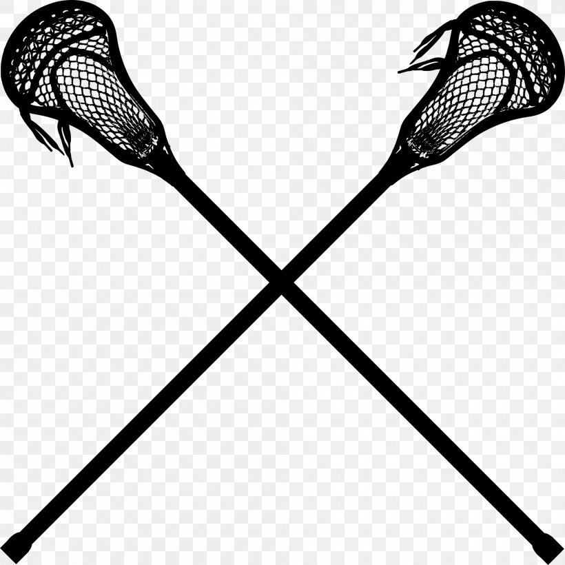 Lacrosse Sticks Lacrosse Balls Women's Lacrosse Clip Art, PNG, 2000x2000px, Lacrosse Sticks, Black And White, Football, Goaltender, History Of Lacrosse Download Free