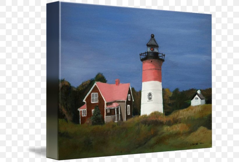 Lighthouse Nauset Light Painting Gallery Wrap Beacon, PNG, 650x554px, Lighthouse, Art, Beacon, Canvas, Gallery Wrap Download Free