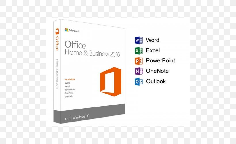 Microsoft Office 2016 Microsoft Office 365 Computer Software, PNG, 500x500px, Microsoft Office 2016, Brand, Computer Software, Installation, Logo Download Free