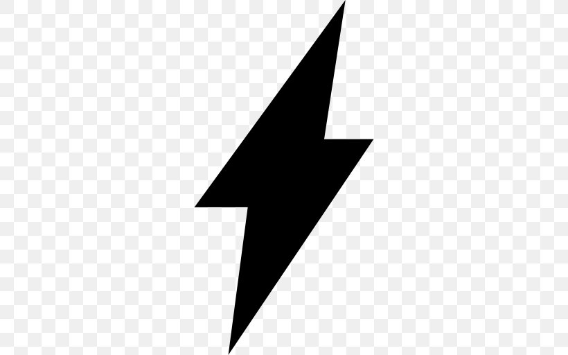 Shape Lightning Clip Art, PNG, 512x512px, Shape, Black, Black And White, Lightning, Lightning Strike Download Free