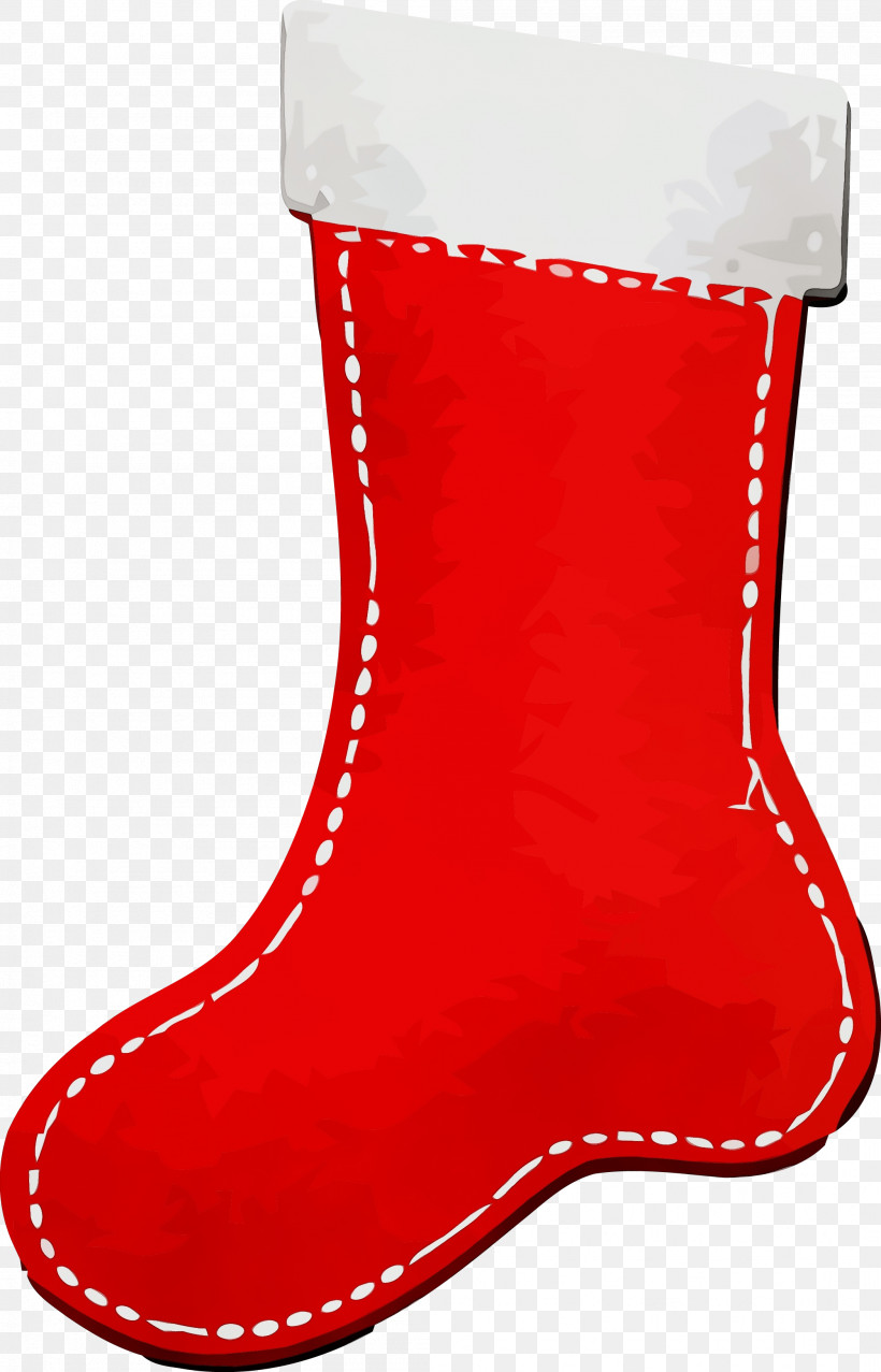 Christmas Stocking, PNG, 2098x3268px, Christmas Stocking, Carmine, Christmas Ornament, Costume Accessory, Footwear Download Free