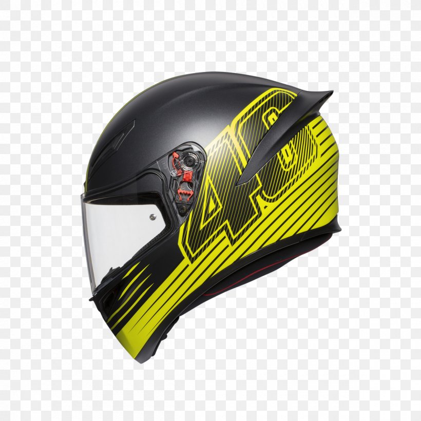 Motorcycle Helmets Capacete AGV K1 Edge 46 Preto/Amarelo Fluor, PNG, 1200x1200px, Motorcycle Helmets, Agv, Bicycle Clothing, Bicycle Helmet, Bicycles Equipment And Supplies Download Free