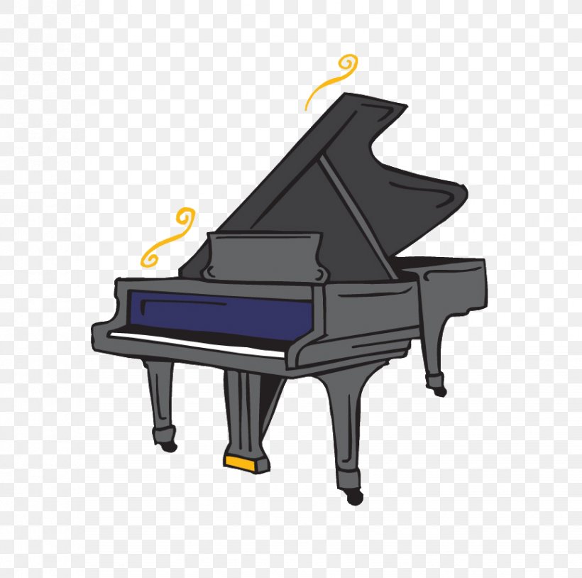 Piano Steinway & Sons Keyboard Clip Art, PNG, 865x859px, Watercolor, Cartoon, Flower, Frame, Heart Download Free