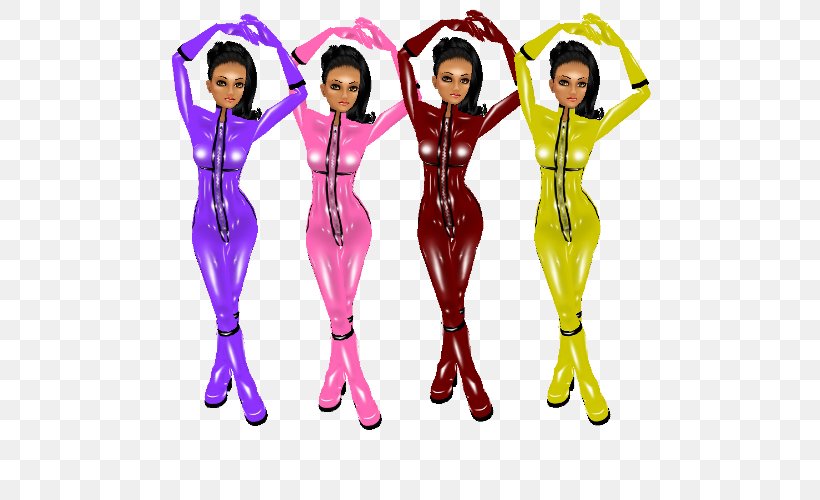 Pink M Bodysuits & Unitards Character RTV Pink LaTeX, PNG, 500x500px, Watercolor, Cartoon, Flower, Frame, Heart Download Free