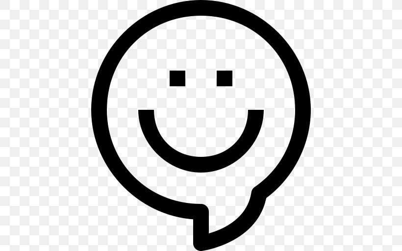 Smiley Emoticon Speech, PNG, 512x512px, Smiley, Black And White, Communication, Conversation, Emoticon Download Free