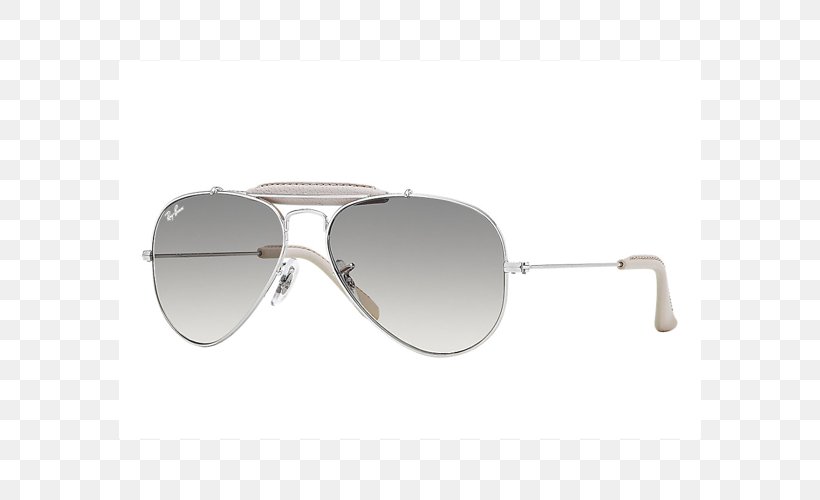 Ray-Ban Outdoorsman Aviator Sunglasses Ray-Ban Outdoorsman, PNG, 582x500px, Outdoorsman, Aviator Sunglasses, Beige, Eyewear, Glasses Download Free