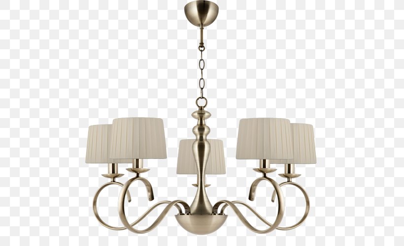 Chandelier Light Lamp Ceiling White, PNG, 500x500px, Chandelier, Beige, Brass, Ceiling, Ceiling Fixture Download Free